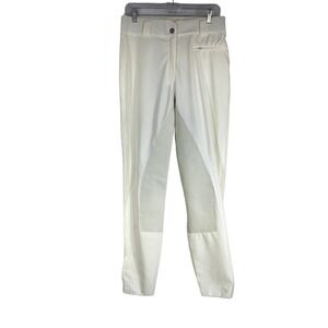 Anky XR 644 White Full Seat Breeches Schoeller Dryskin Womens Size 44 USA NEW